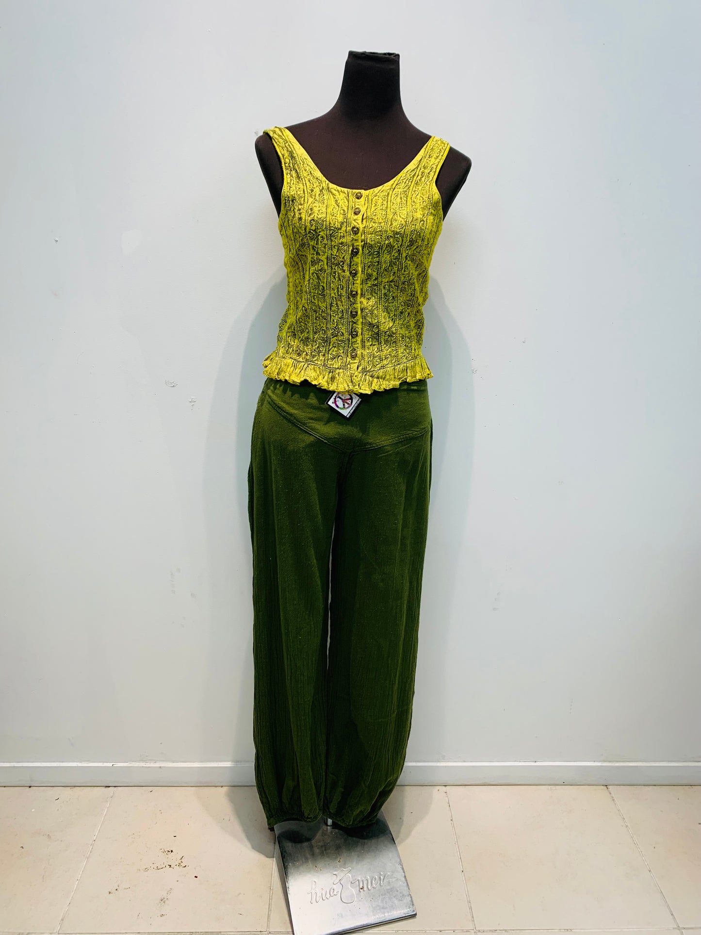 Bohemian Handcrafted Waist coat Crop Top #CRTOP103