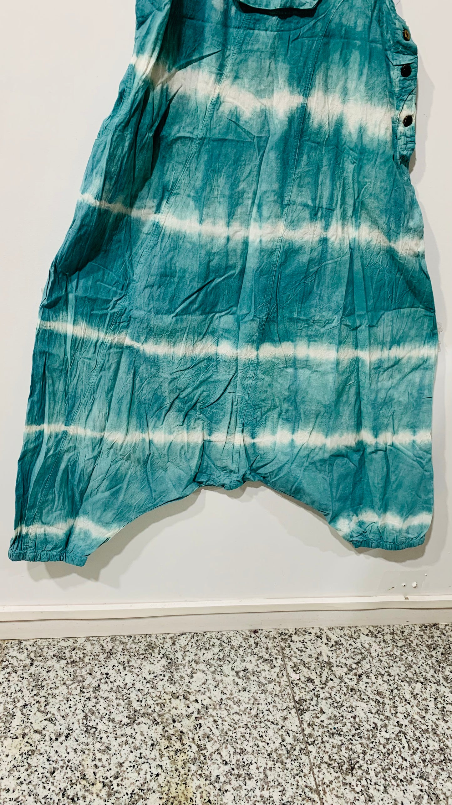 Bohemian Handcrafted Tie Dye Overalls/ Dungree #JUM137