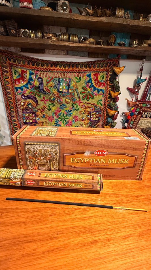 Egyptian Musk Hand Rolled incense sticks #06874