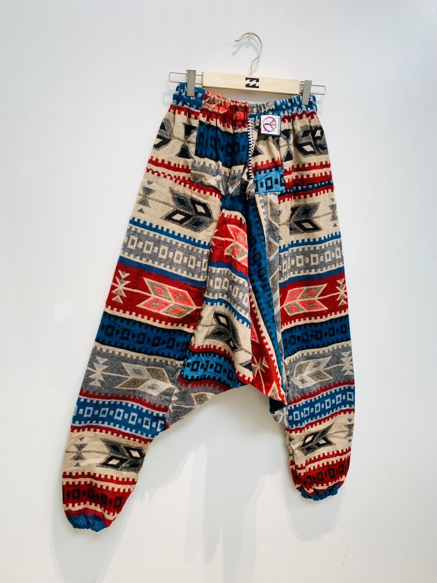 HANDCRAFTED WARM DROP CROTCH PANTS #WOOL25