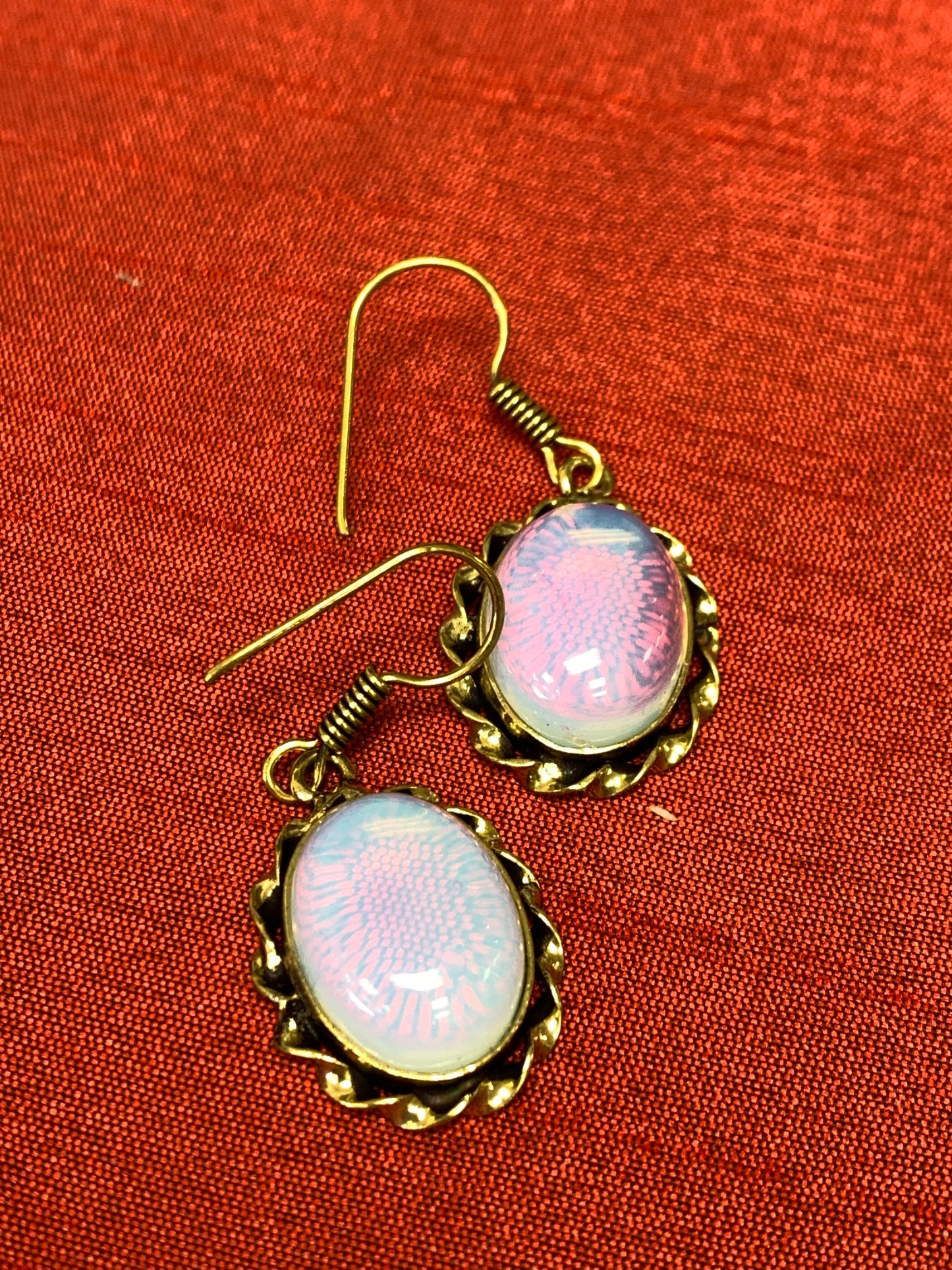 BOHEMIAN HANDCRAFTED STONE EARRINGS #EAR134