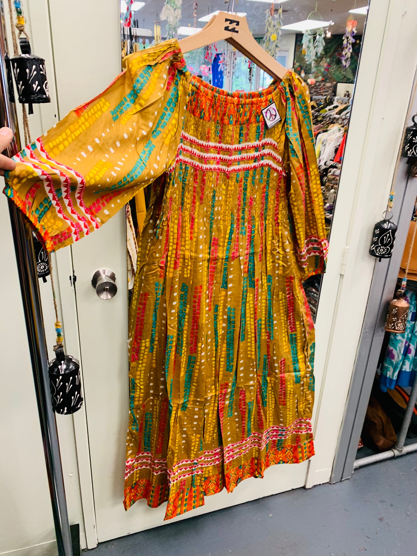 Bohemian handcrafted Maxi dress # DRE320