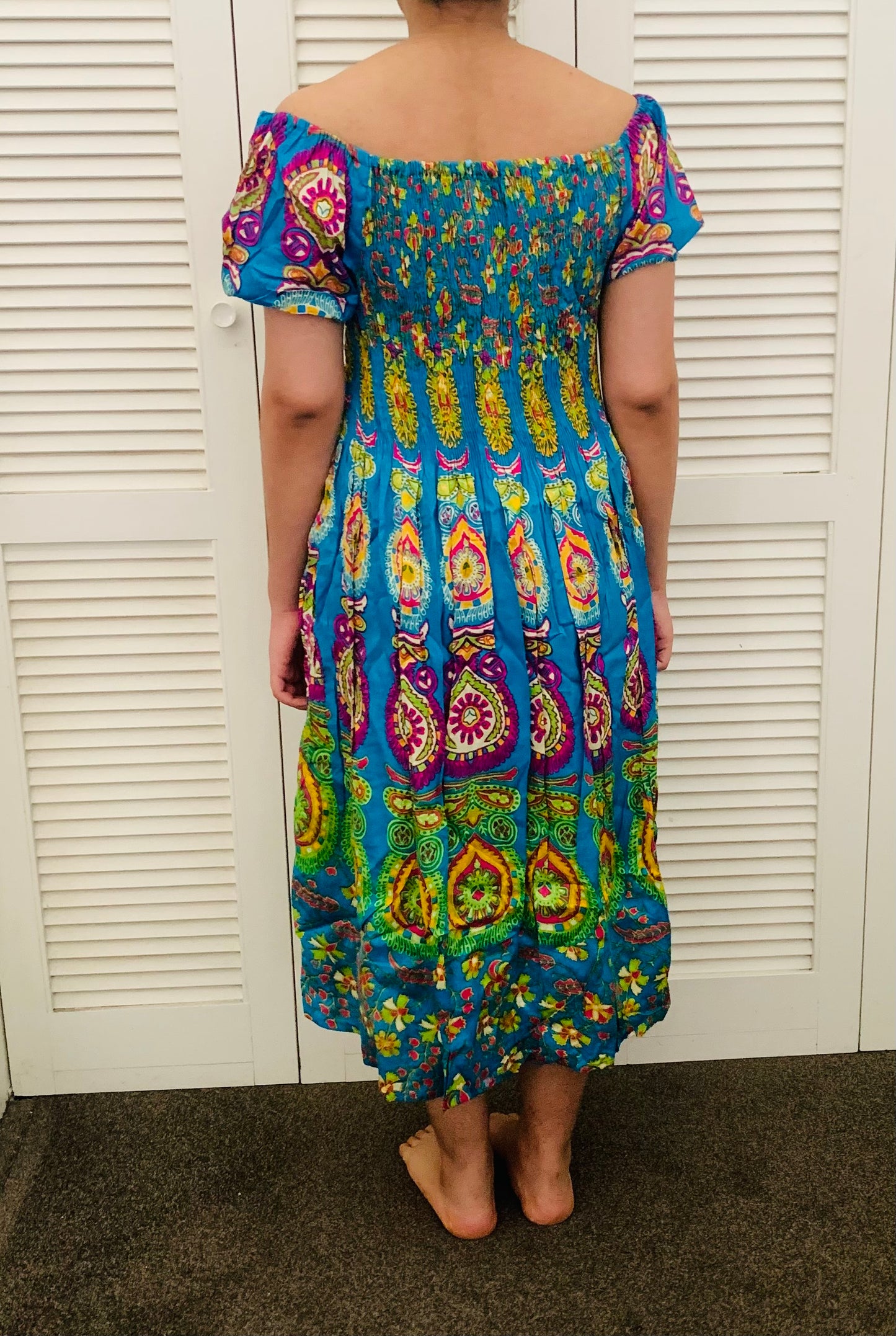 Bohemian handcrafted Mandala dress # DRE3008