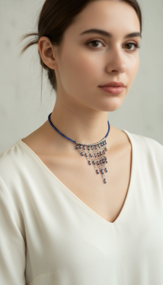 HANDCRAFTED SEED BEADS CHOKER #A204