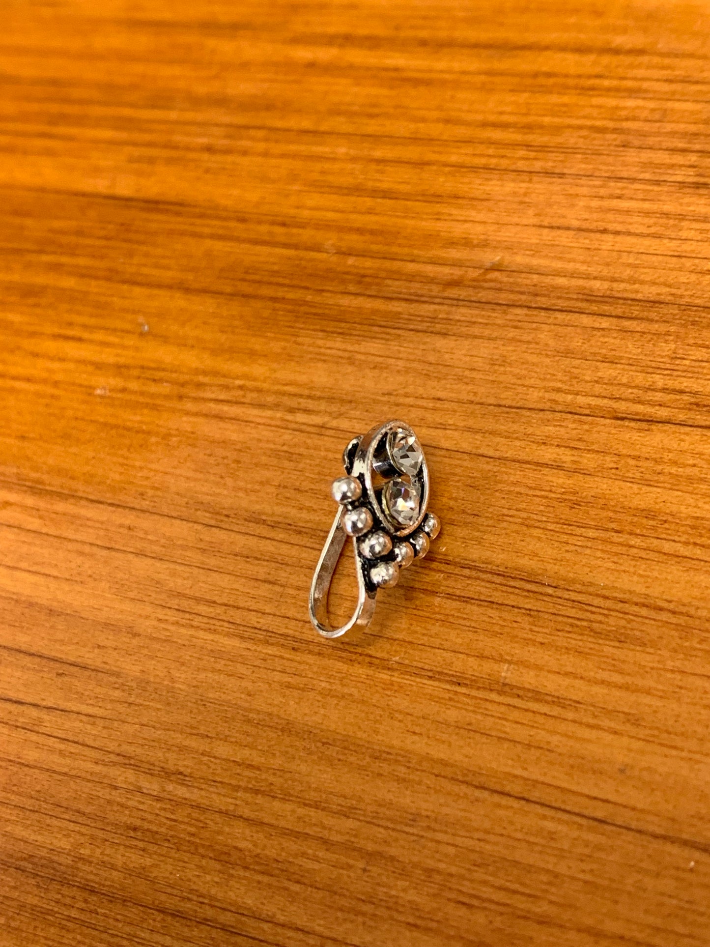 Bohemian handcrafted Clip-on Nose Pins/ Nose Rings  #832