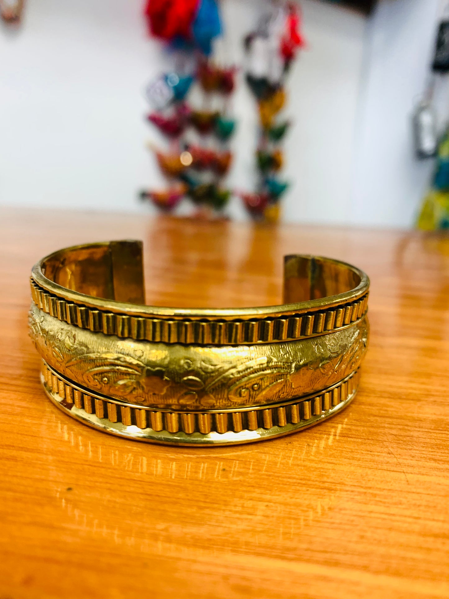 BOHEMIAN STYLE HANDCRAFTED HAND CUFF BANGLE # CUFF1180