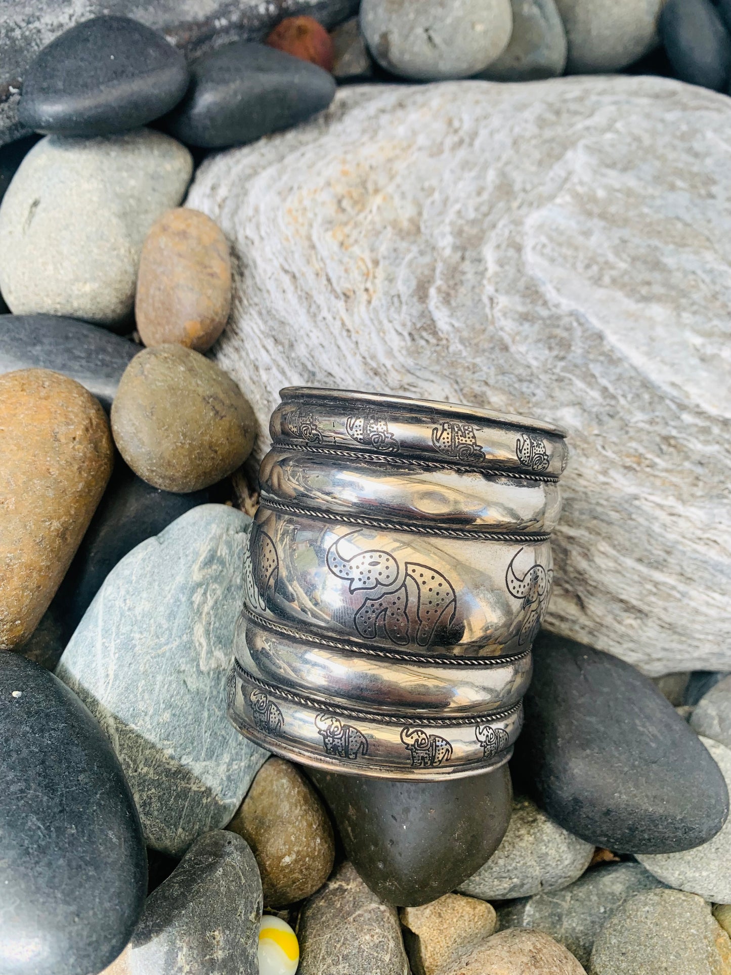 BOHEMIAN STYLE HANDCRAFTED HAND CUFF BANGLE # CUFF1222