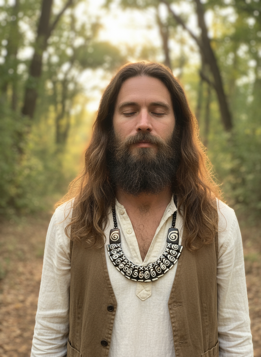 Bohemian style handcrafted Tribal Necklace