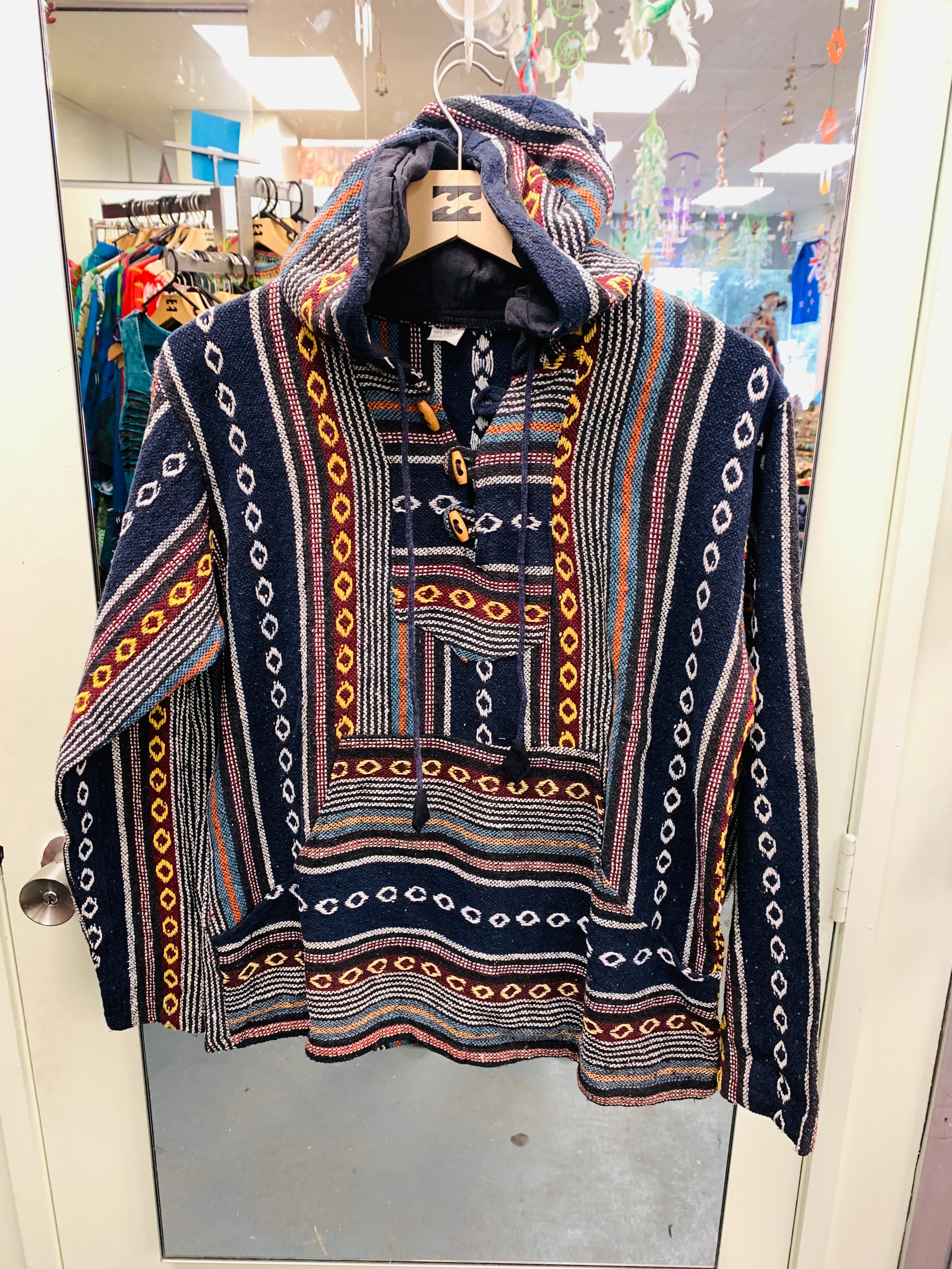 Woven baja hoodie online