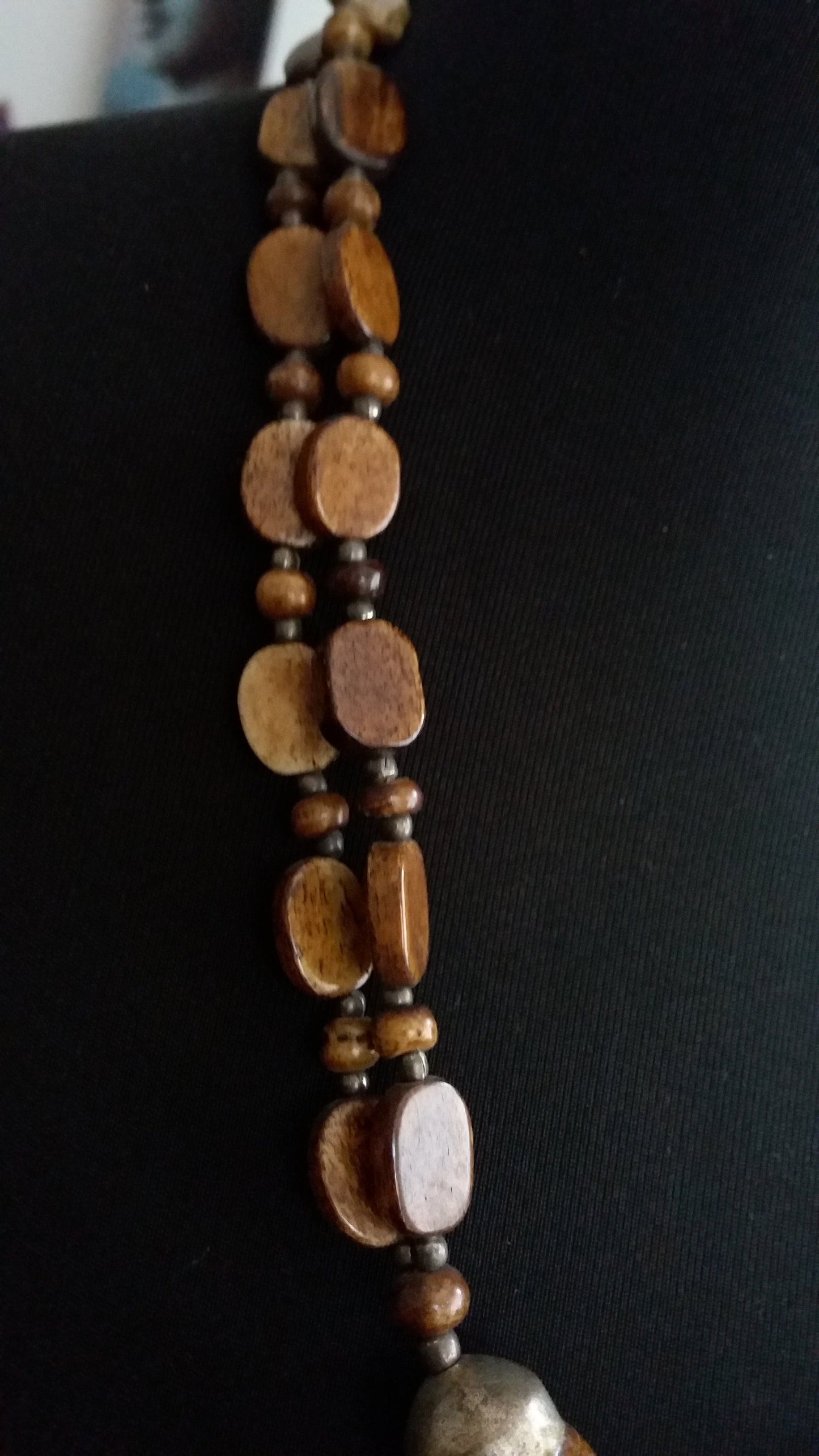 Boho style handcrafted necklace