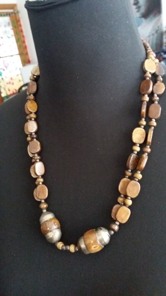 Boho style handcrafted  necklace