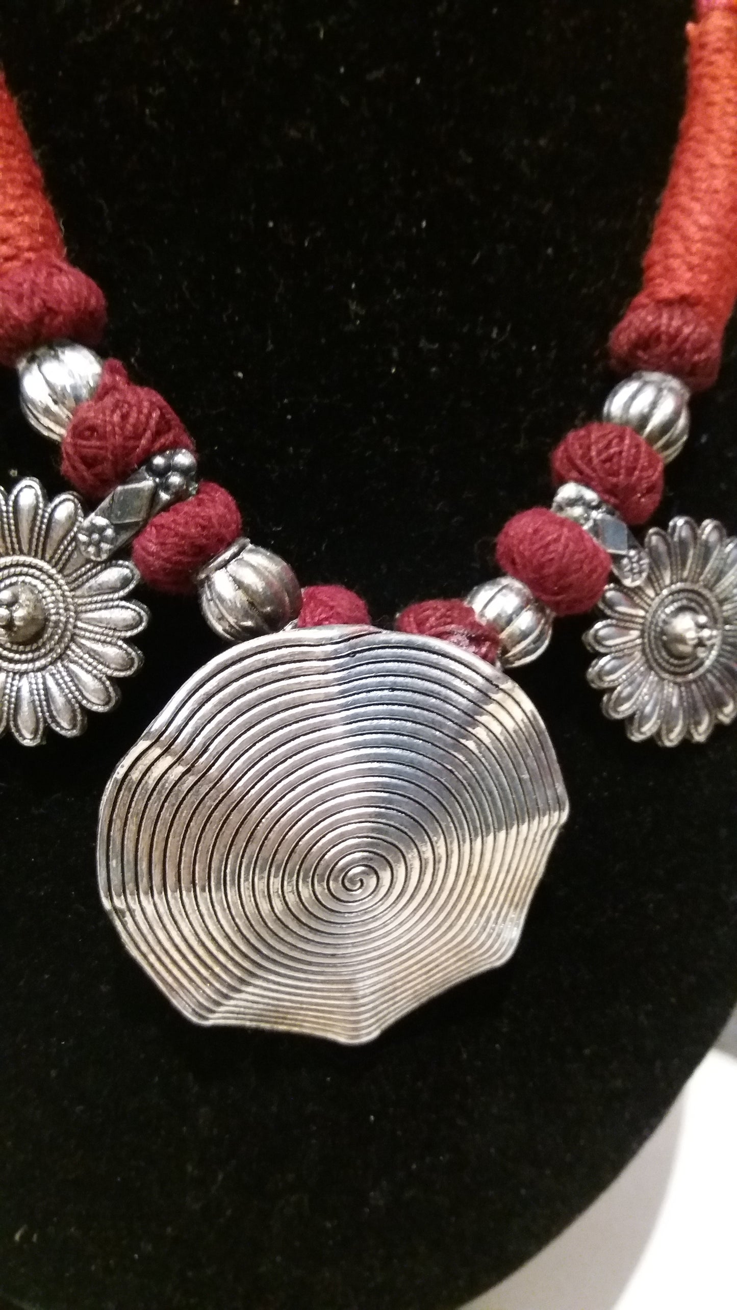 BOHEMIAN STYLE HANDCRAFTED VINTAGE AFGHAN CHARMS NECKLACE