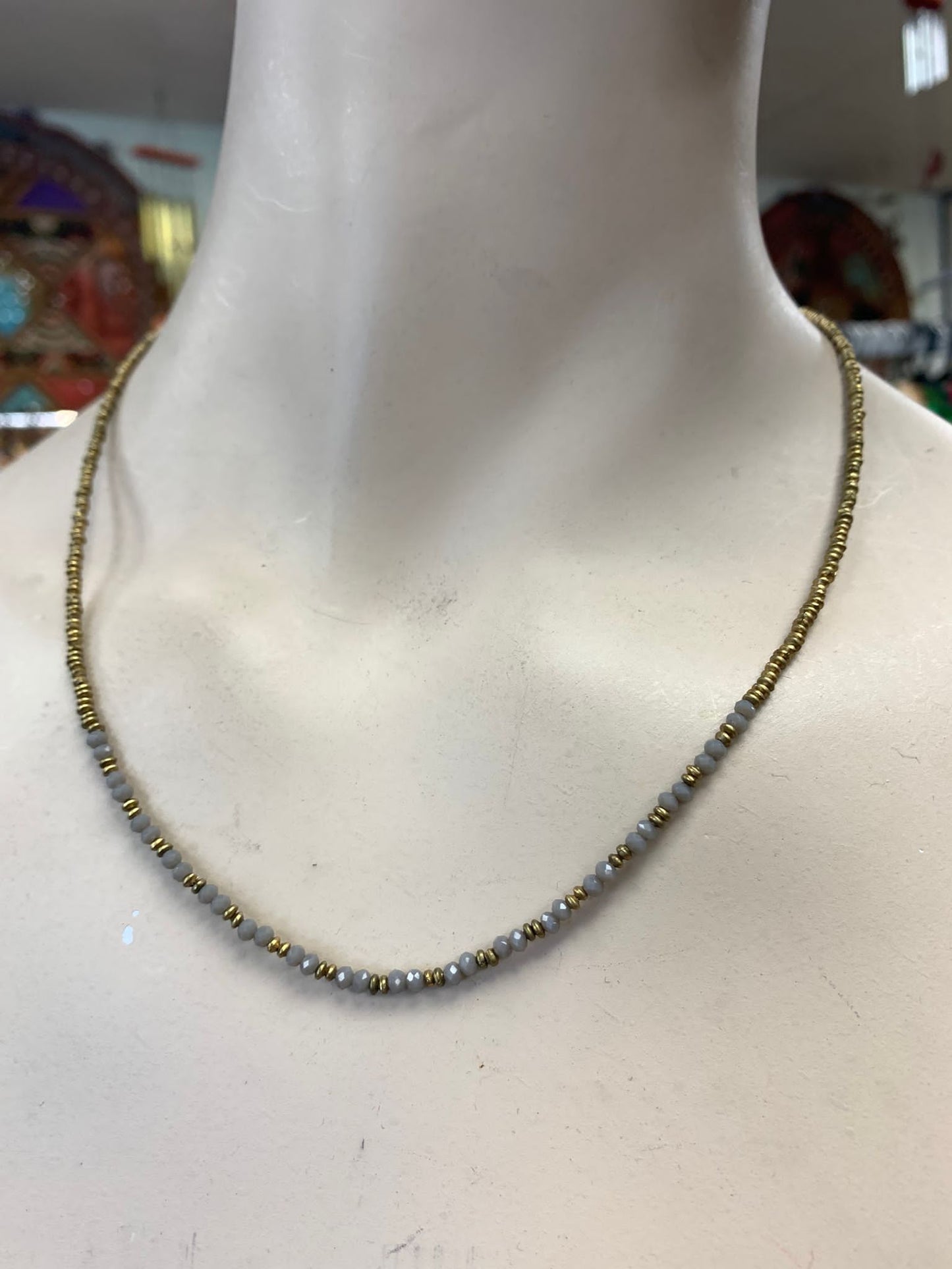 BOHEMIAN STYLE HANDCRAFTED BEADS NECKLACE #83