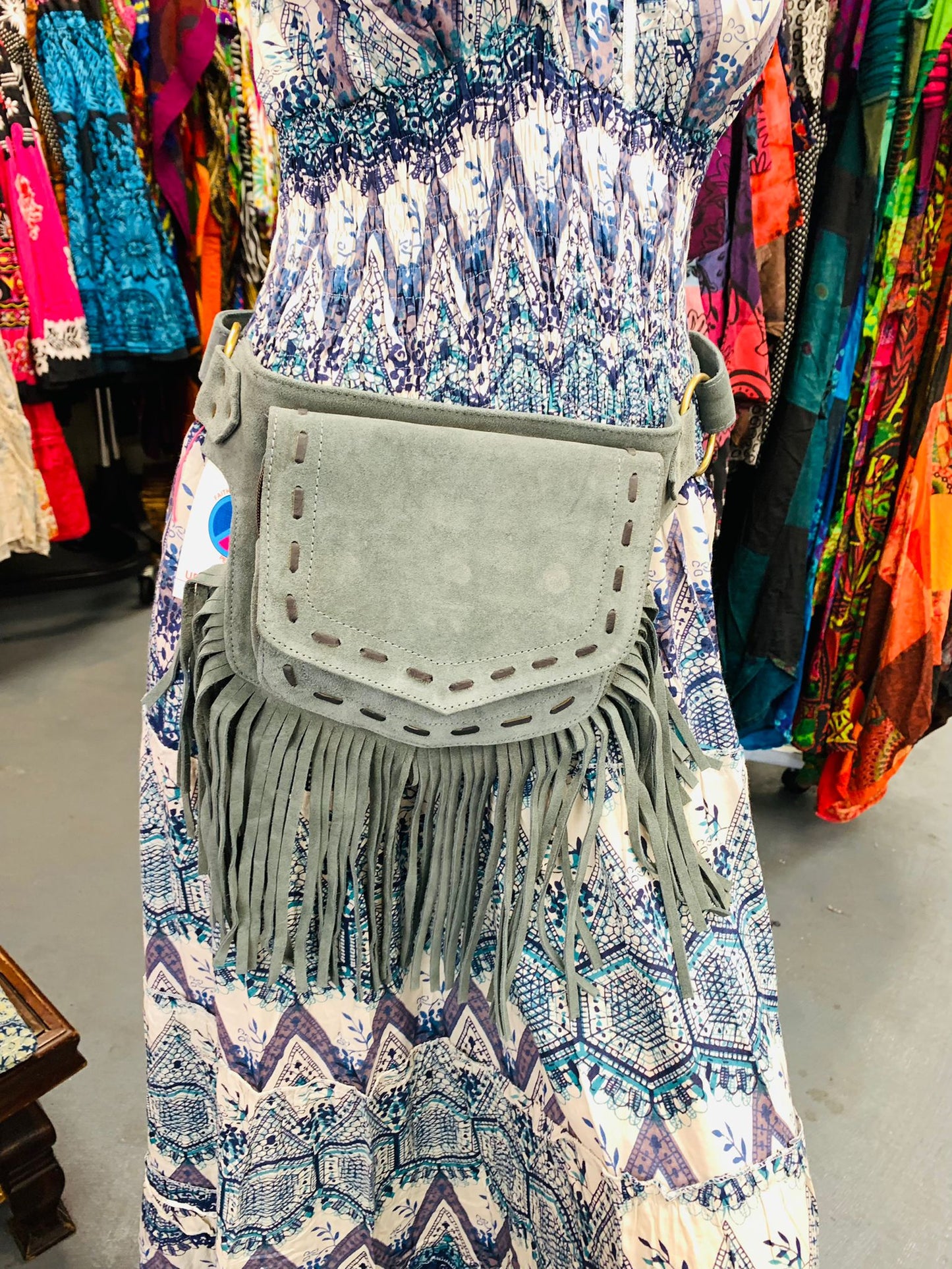 BOHEMIAN STYLE HANDCRAFTED UNISEX GENUINE LEATHER BUM BAGS #2107