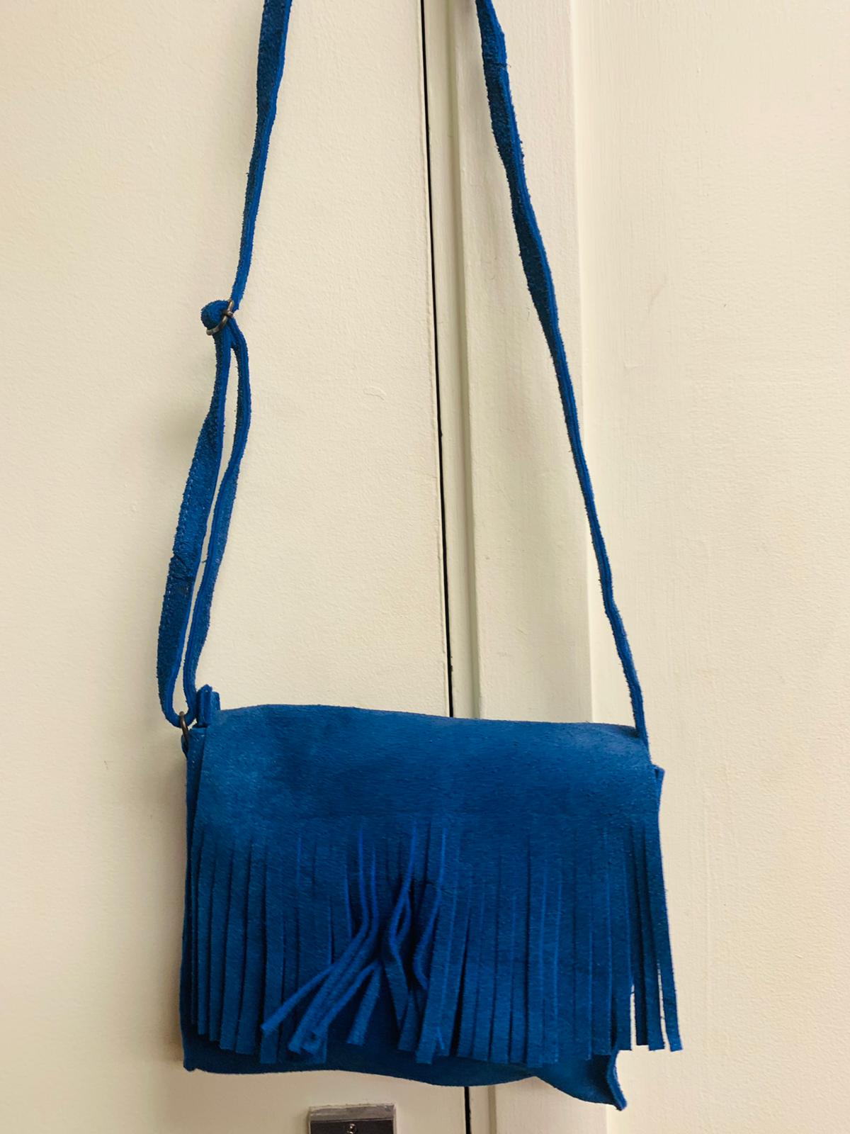 BOHEMIAN STYLE HANDCRAFTED GENUINE SUEDE LEATHER BAGS #20652