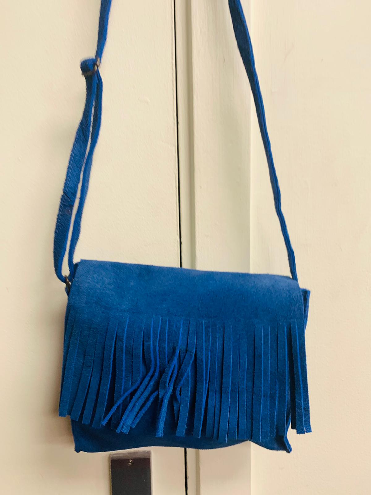 BOHEMIAN STYLE HANDCRAFTED GENUINE SUEDE LEATHER BAGS #20652