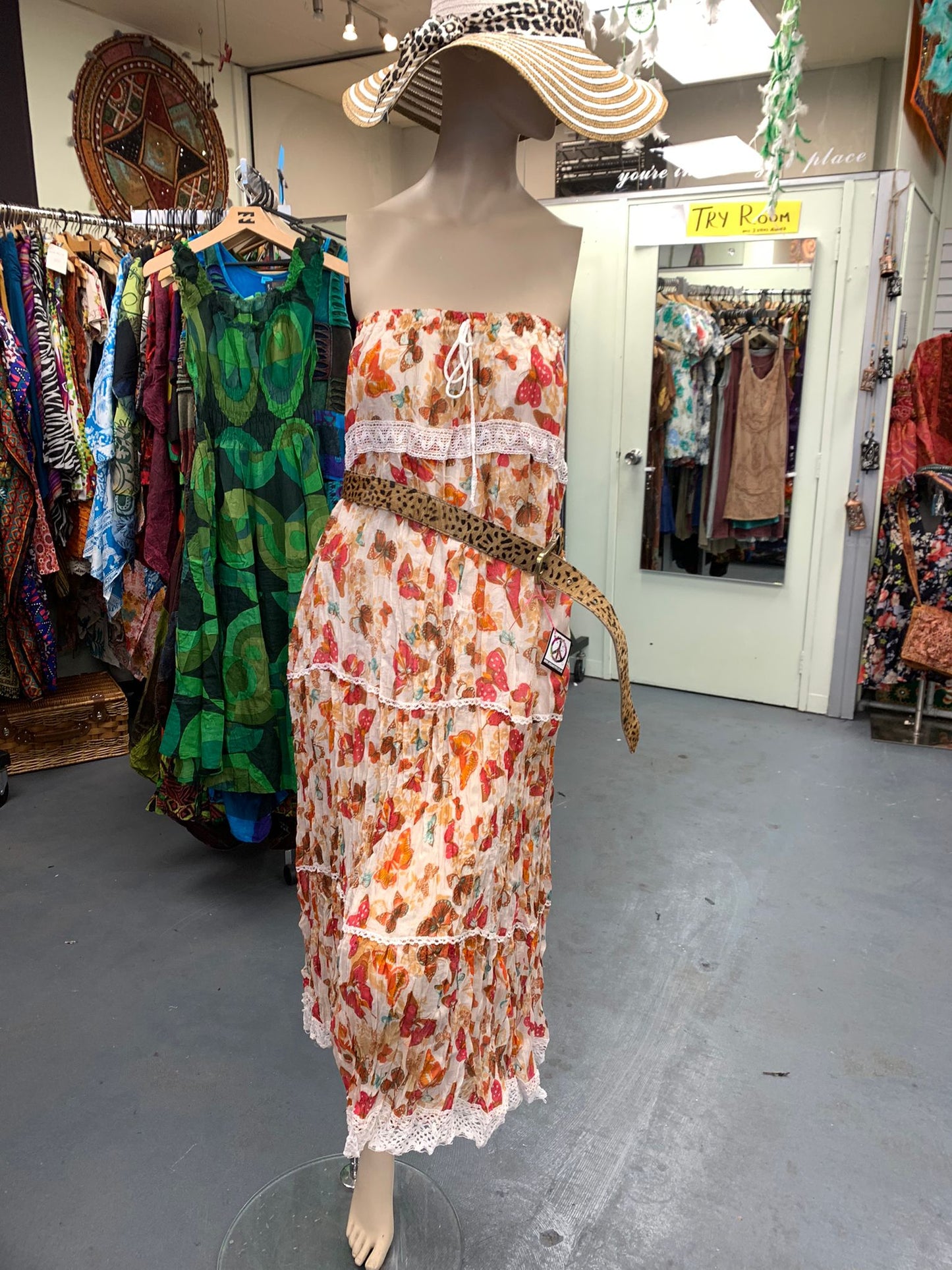 BOHEMIAN STYLE HANDCRAFTED COTTON MAXI SKIRTS #84004