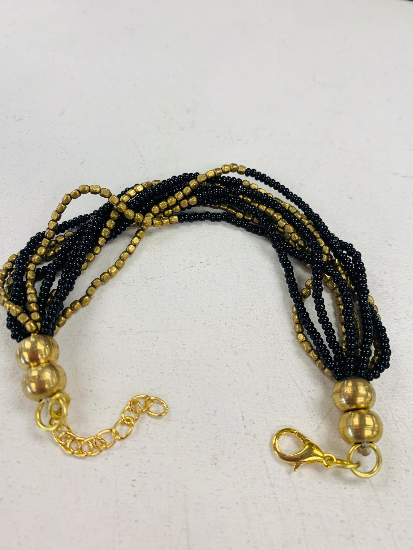 BOHEMIAN STYLE HANDCRAFTED BEADS BRACELET # 507550