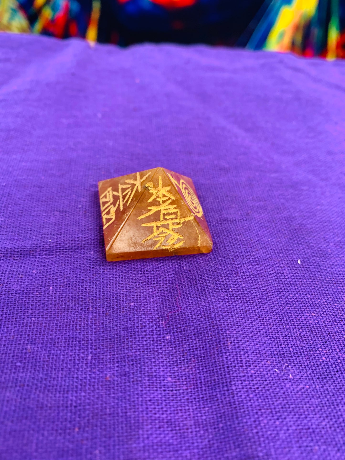 BOHO NATURAL STONE PYRAMID # 12214