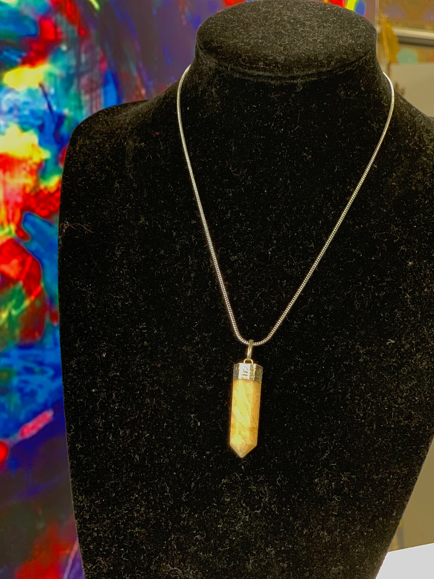 BOHEMIAN STYLE HANDCRAFTED BULLET PENDANT #64