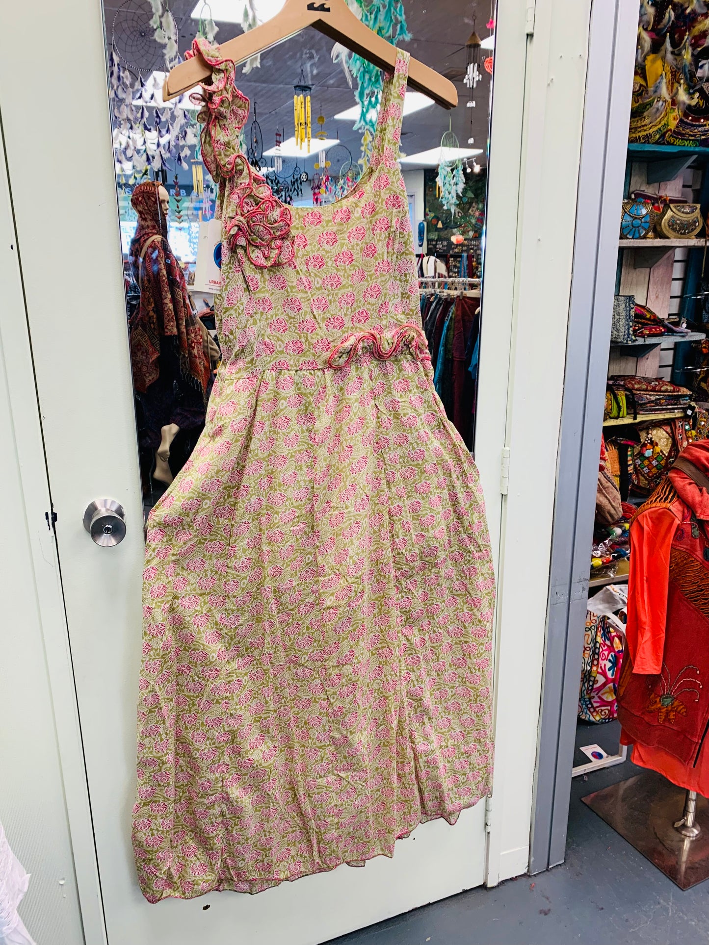 Bohemian style handcrafted dress #997