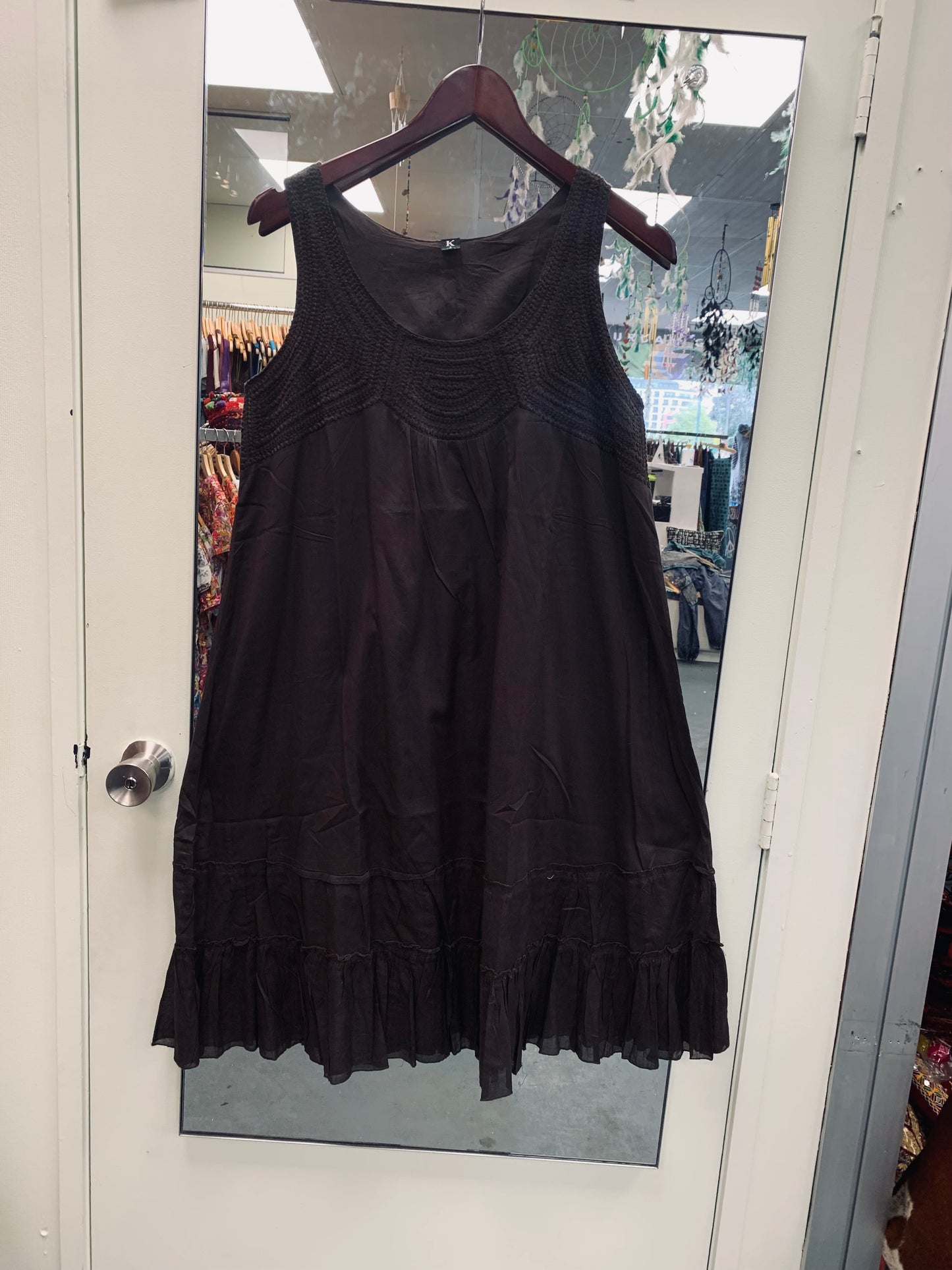 Bohemian style handcrafted cotton summer dress # 1110