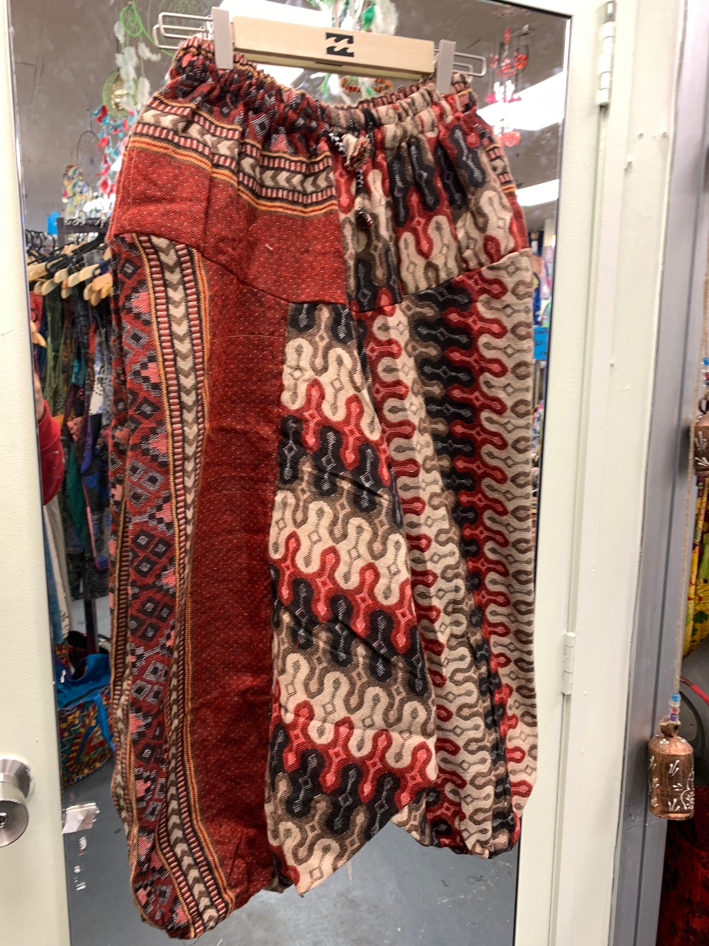 HANDCRAFTED WARM DROP CROTCH PANTS #665558