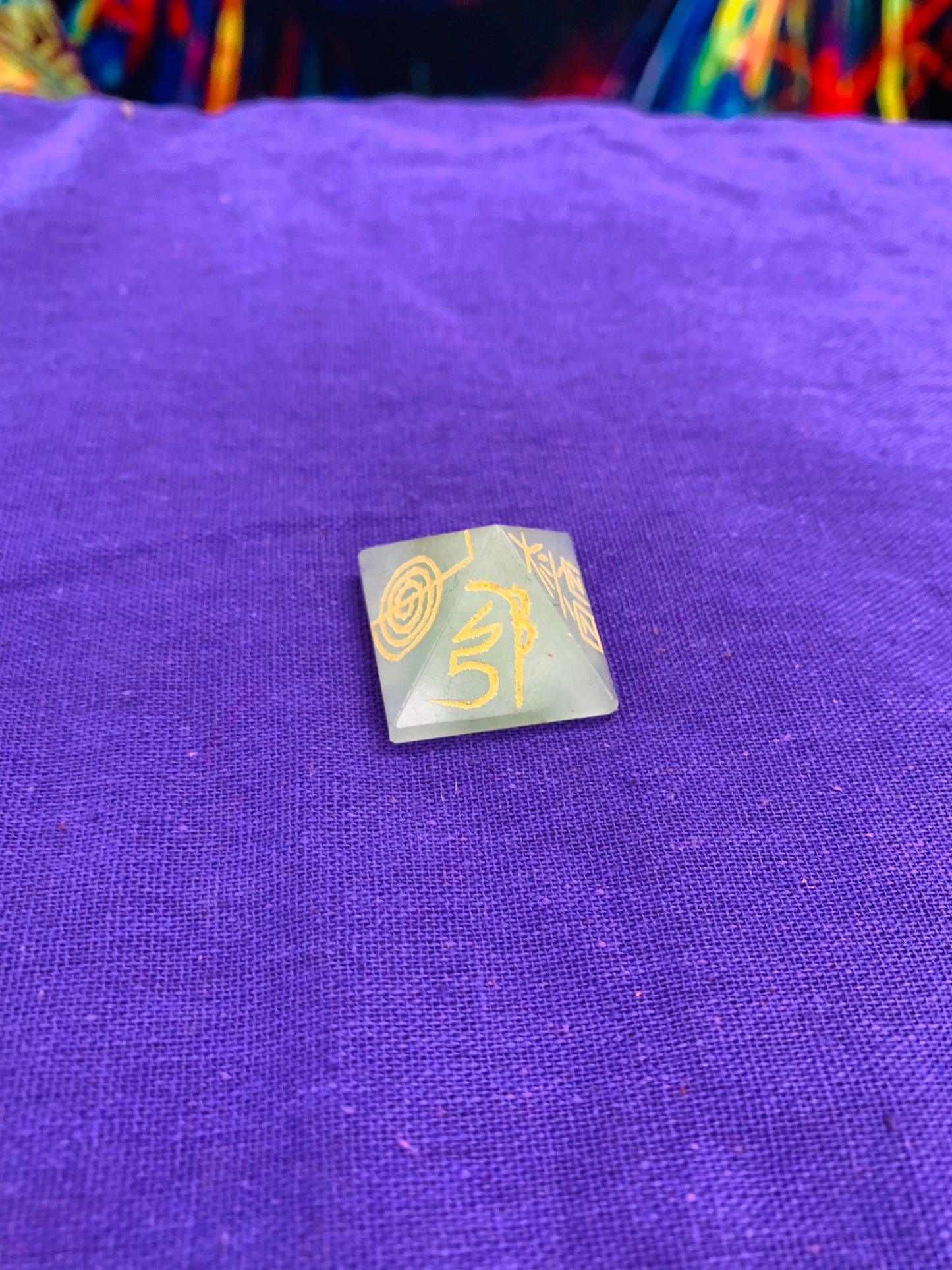 BOHO NATURAL STONE PYRAMID # 12211