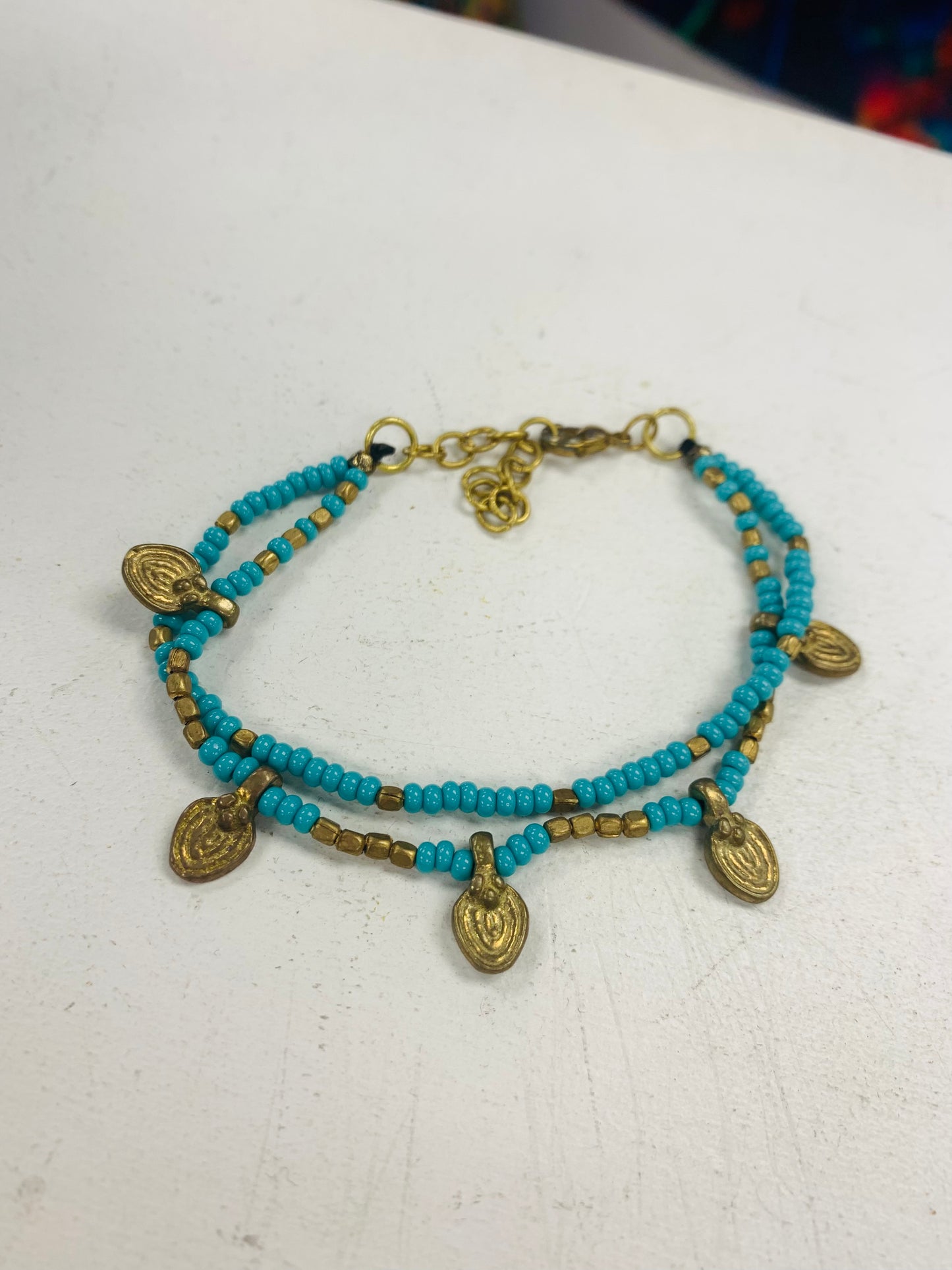 BOHEMIAN STYLE HANDCRAFTED BEADS BRACELET # 5079