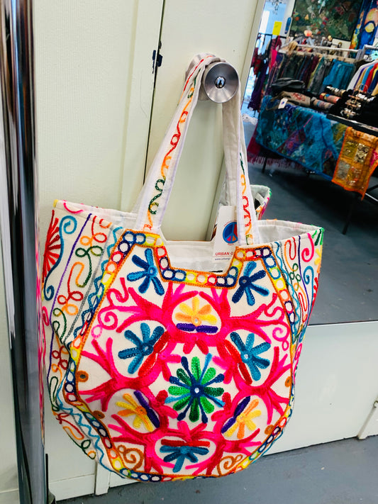 BOHEMIAN STYLE HANDCRAFTED ETHNIC TOTE BAGS # 7002