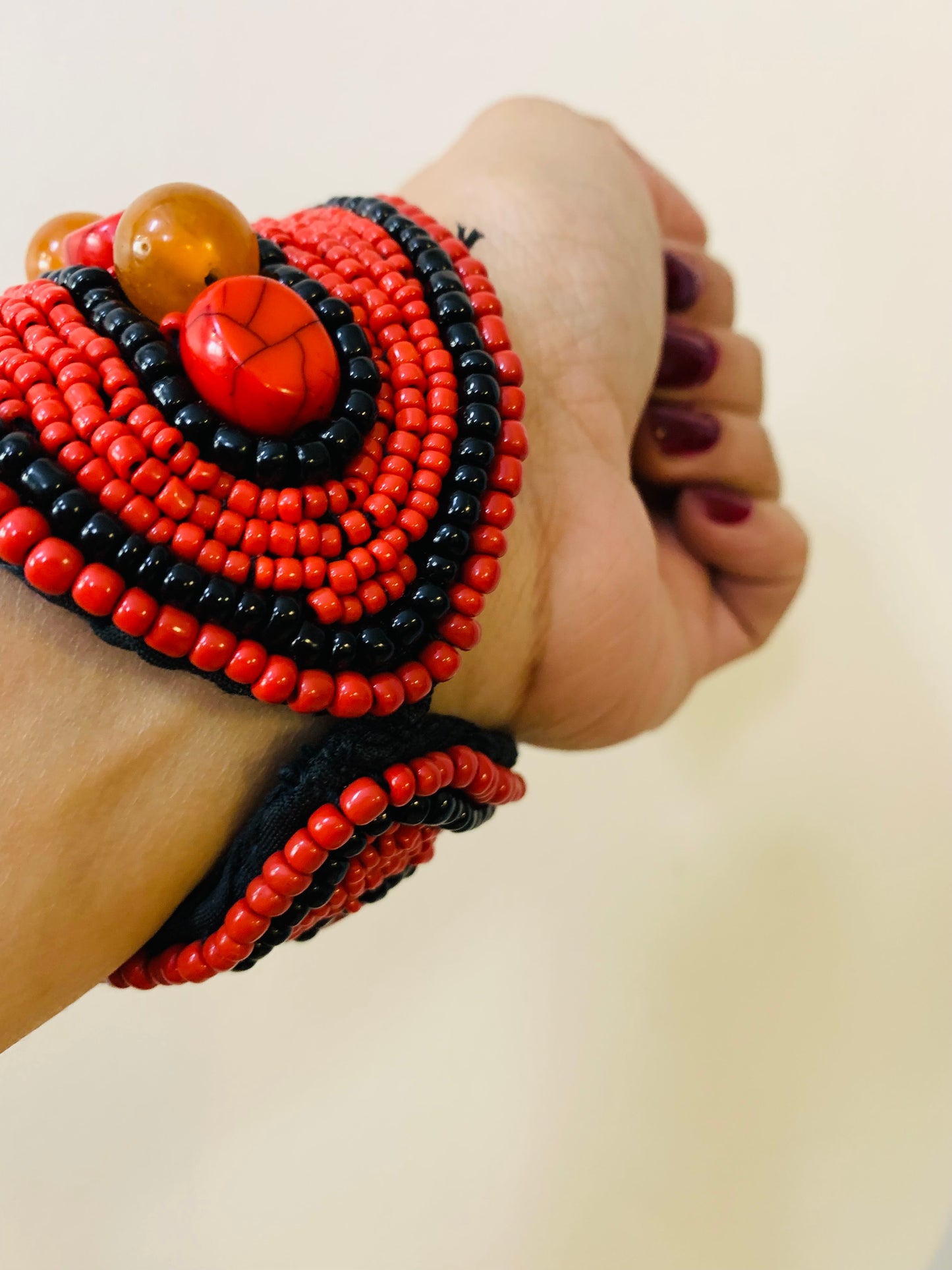 BOHEMIAN STYLE HANDCRAFTED HAND CUFF BANGLE# 8461