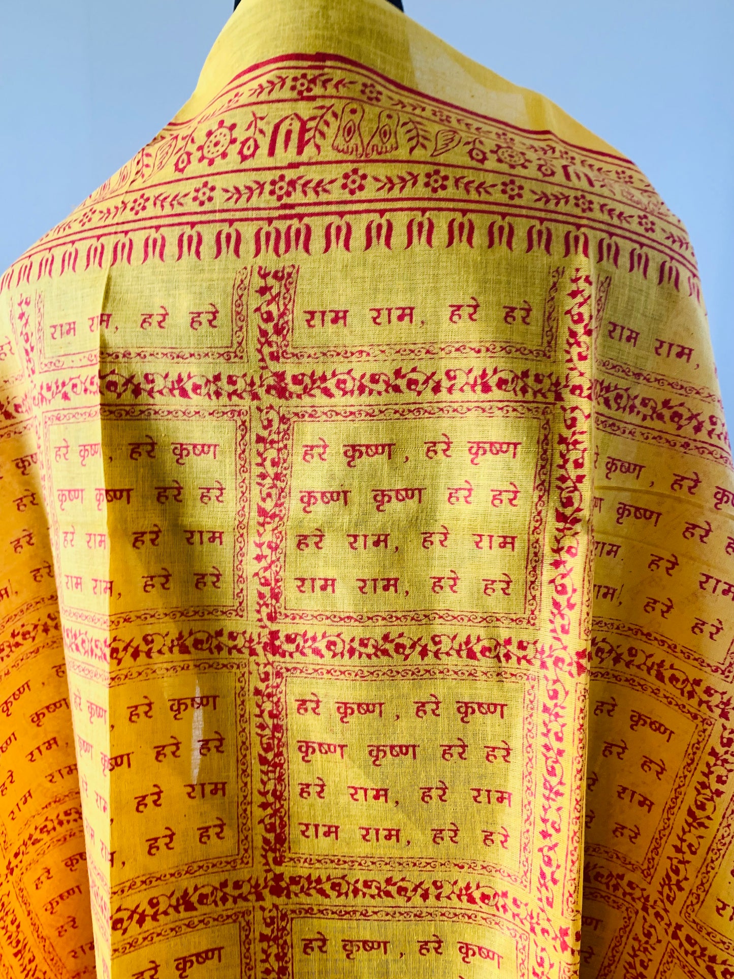 Bohemian style handcrafted Genuine Cotton Om scarves # 722