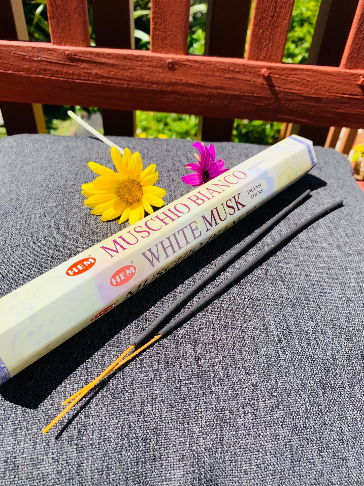 White Musk Boho style handcrafted  incense sticks #0669