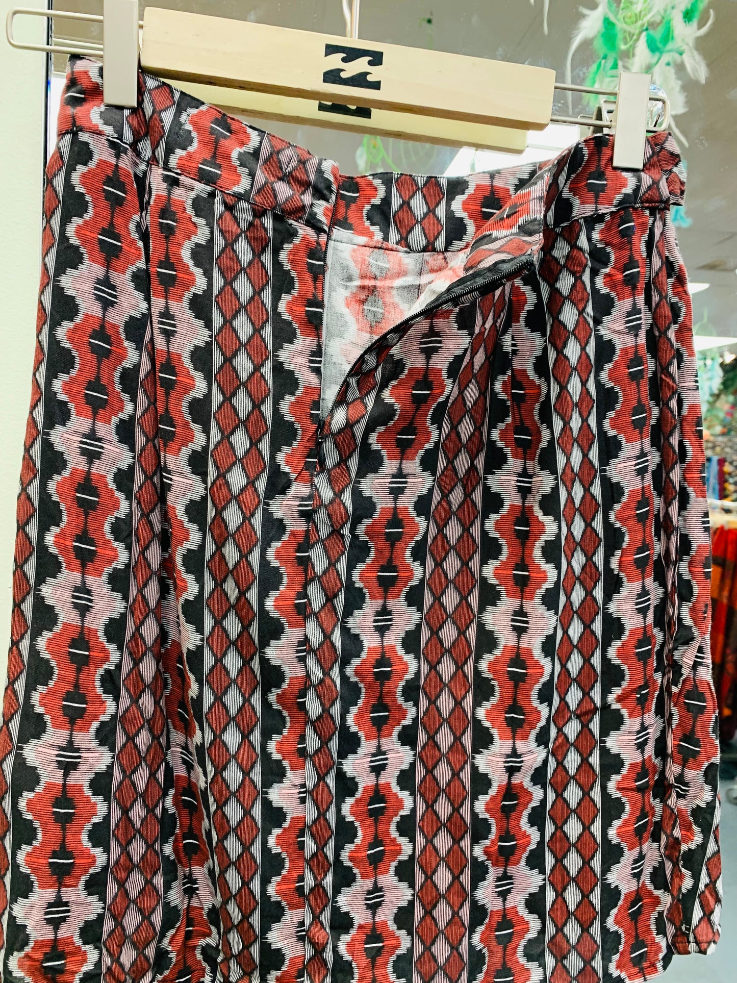 Bohemian style handcrafted Trance mini / Short skirt #5624