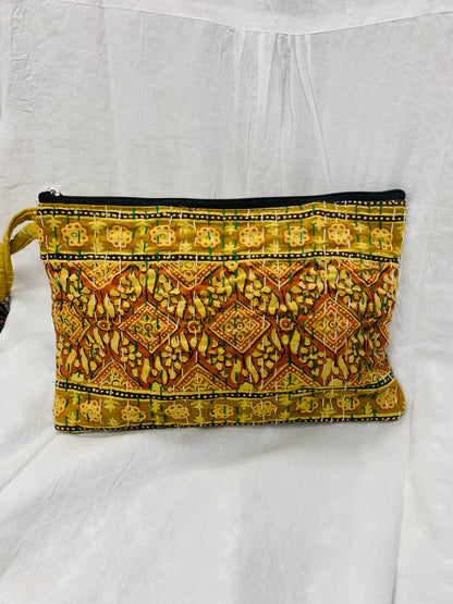 Bohemian style handcrafted Clutch # 757848