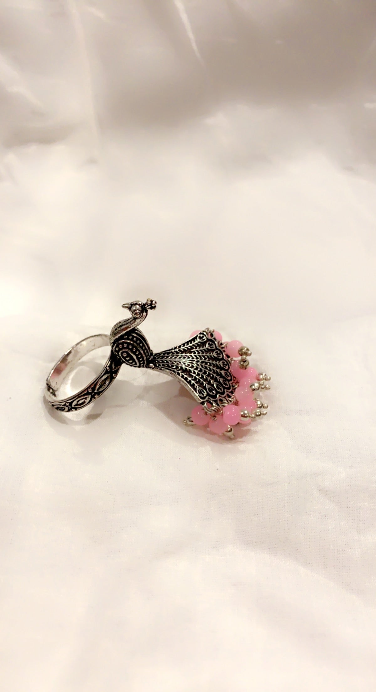 Bohemian style handcrafted Peacock ring #45001