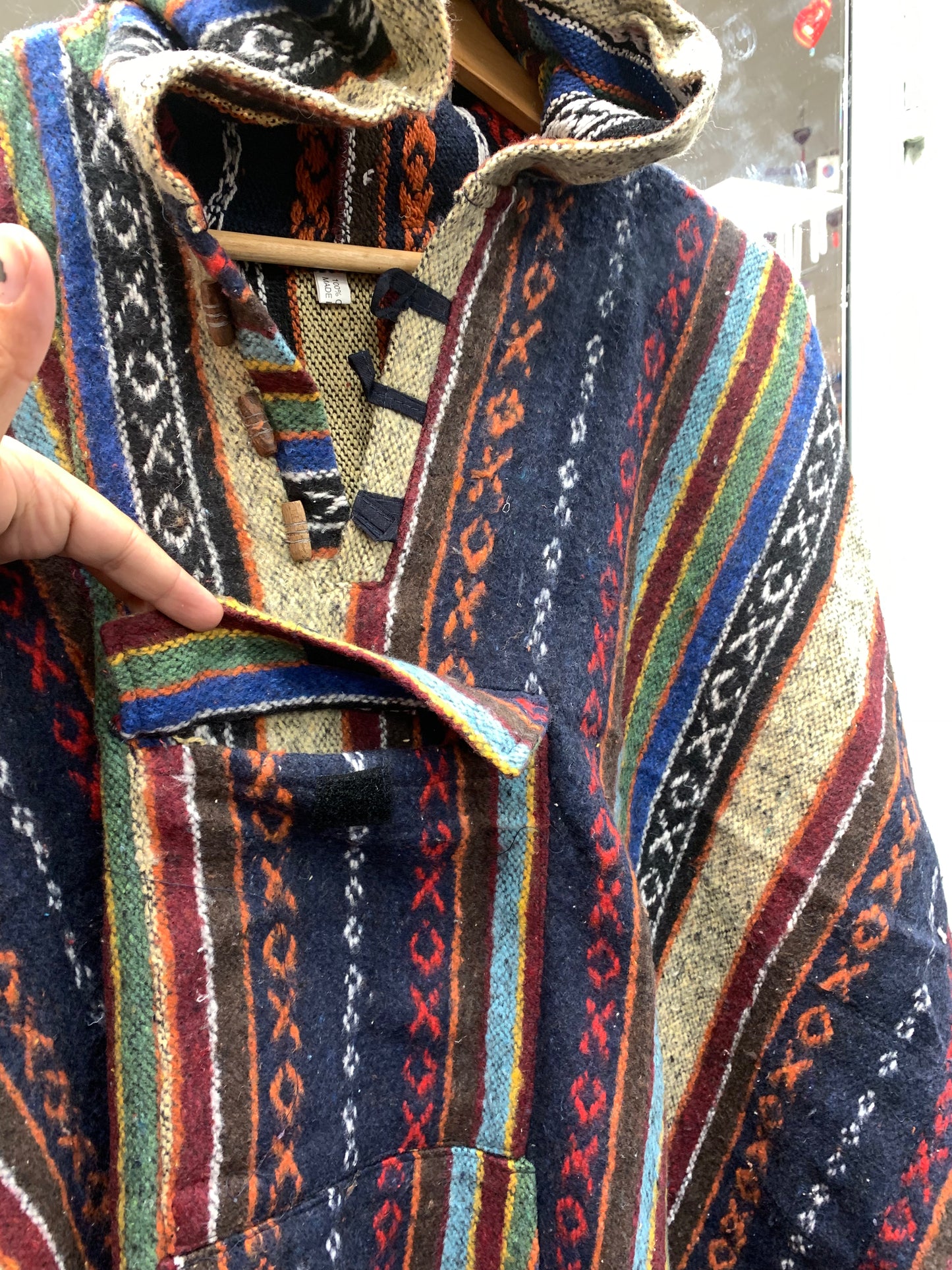 Handcrafted Hoodie UNISEX Gheri poncho #767777