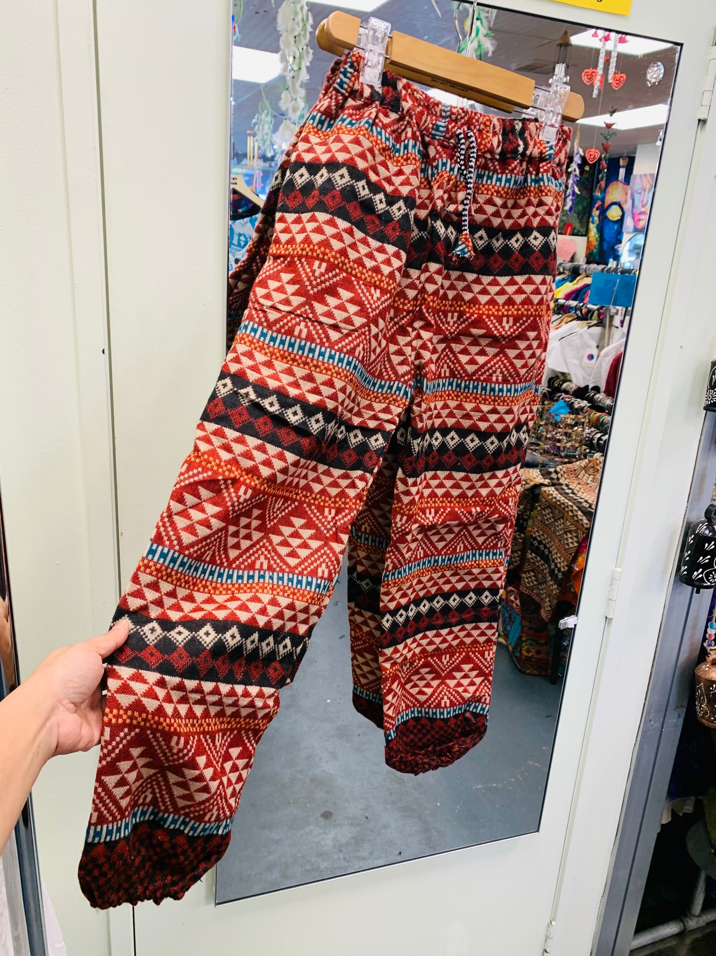 HANDCRAFTED HIPPIE WOOLLEN PANTS# 1117722