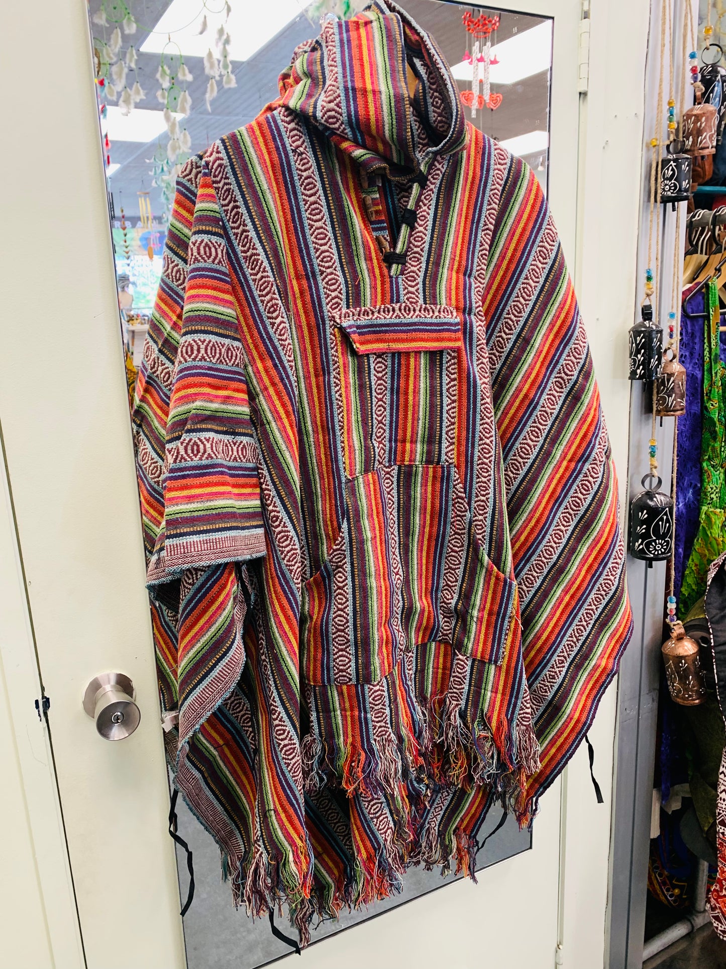 Boho handcrafted Hoodie UNISEX Gheri/ Dari poncho #665523