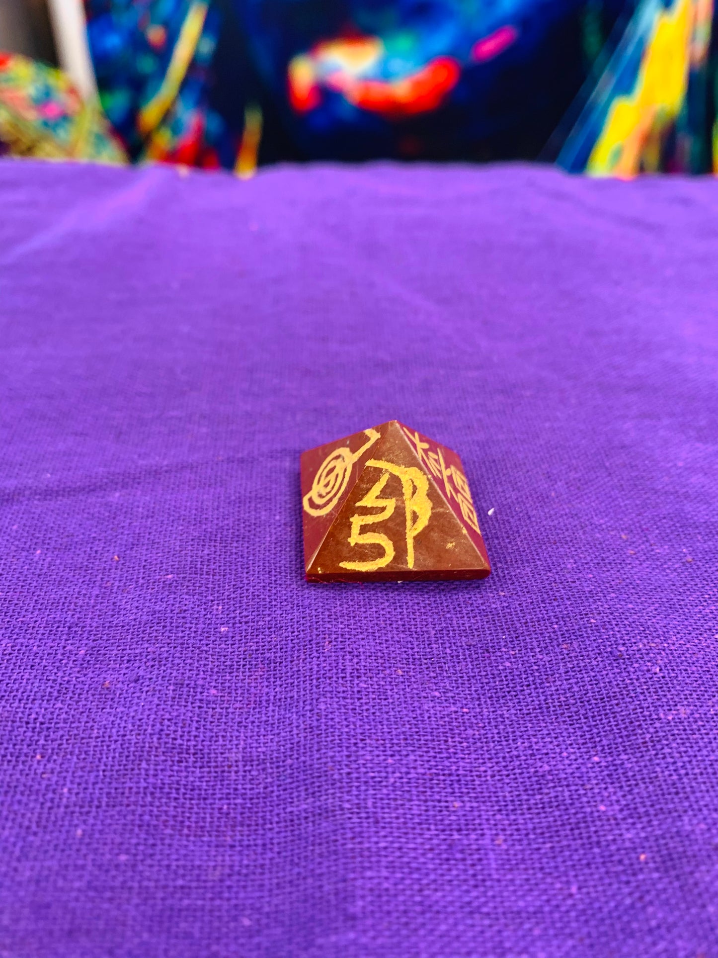 BOHO NATURAL STONE PYRAMID # 12210