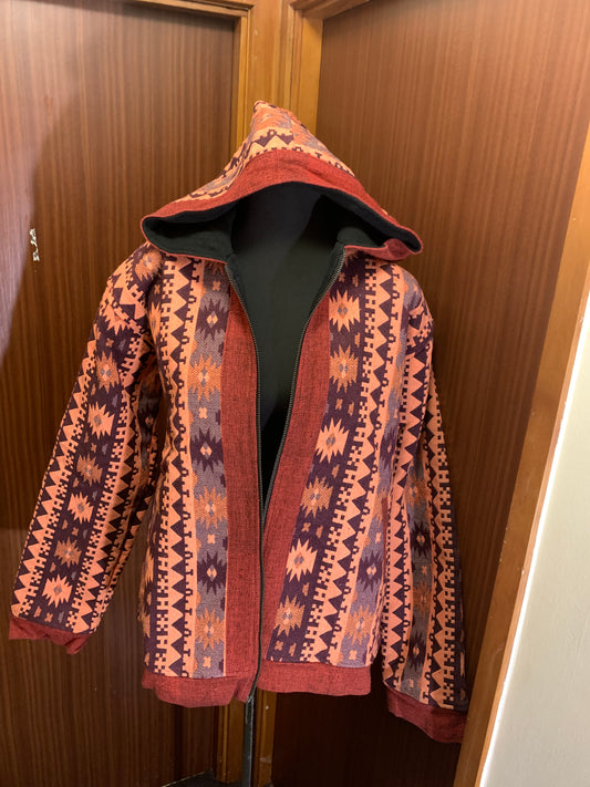 Bohemian style handcrafted UNISEX Warm Jackets #009931