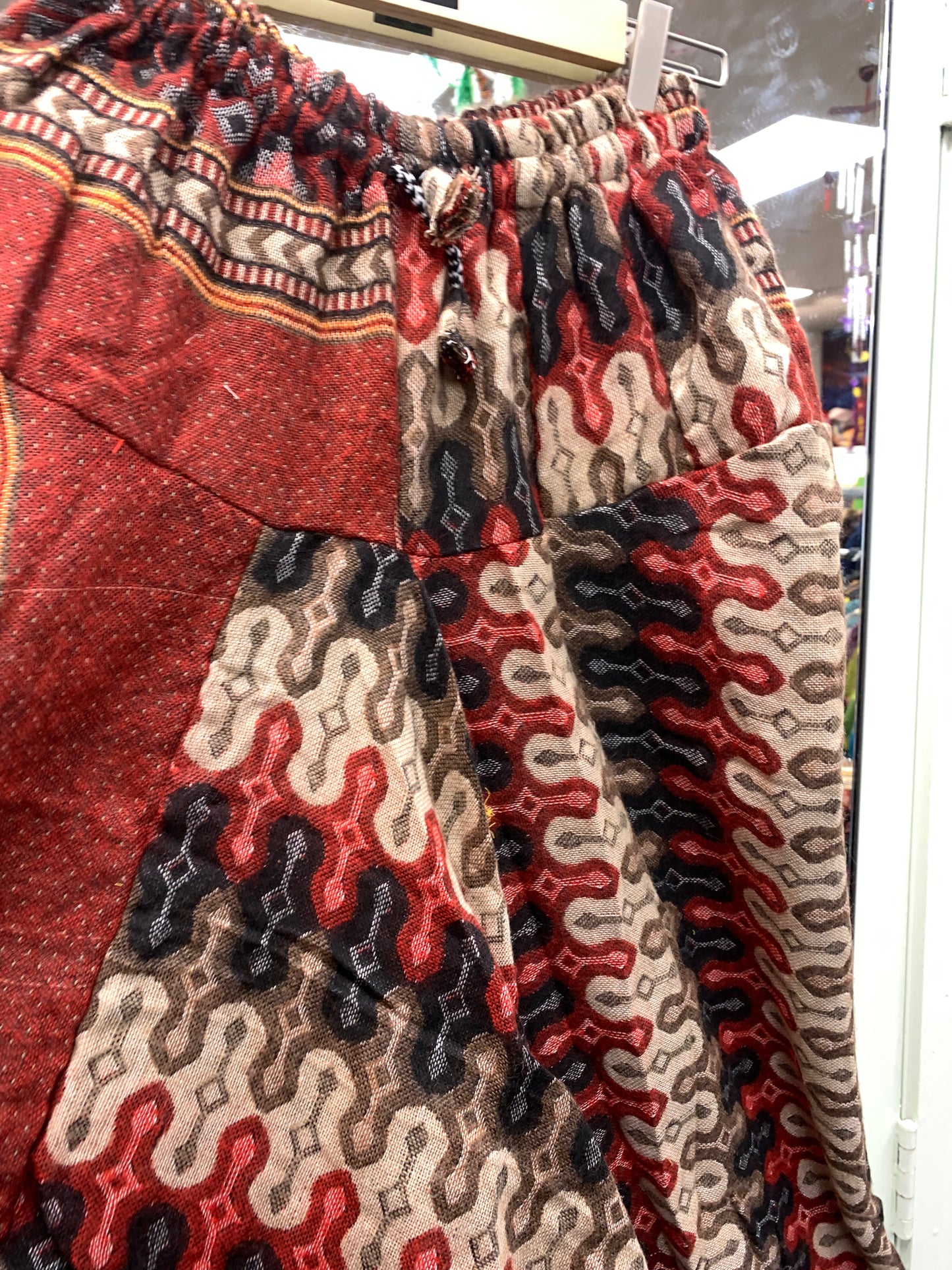 HANDCRAFTED WARM DROP CROTCH PANTS #665558