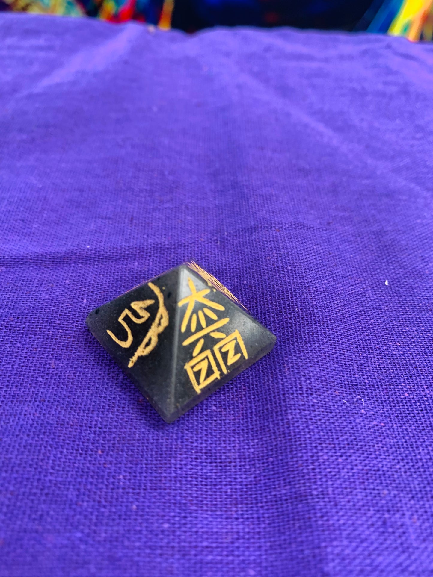 BOHO NATURAL STONE PYRAMID # 12216