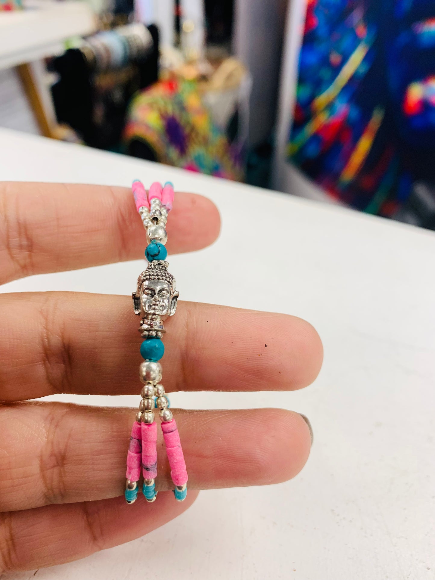 BOHEMIAN STYLE HANDCRAFTED TIBETAN BRACELETS # 77824