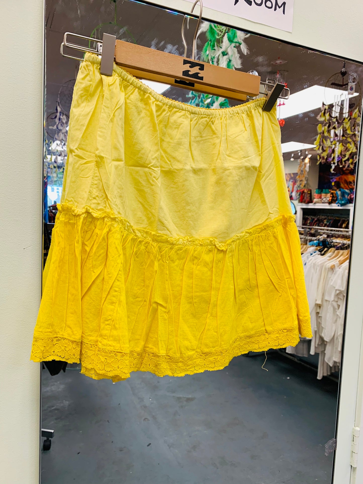 Bohemian style handcrafted Trance mini / Short skirt #5623