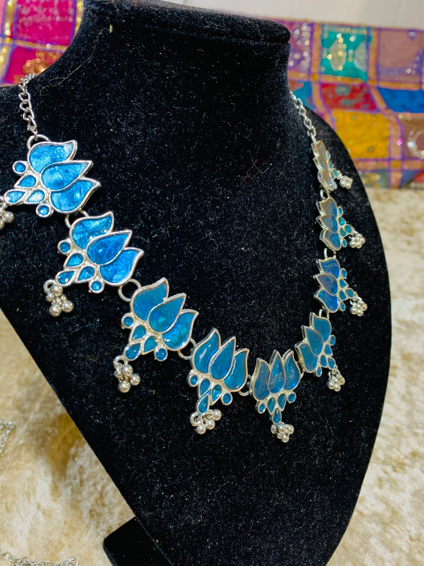 BOHEMIAN STYLE HANDCRAFTED STONE NECKLACES # 5521