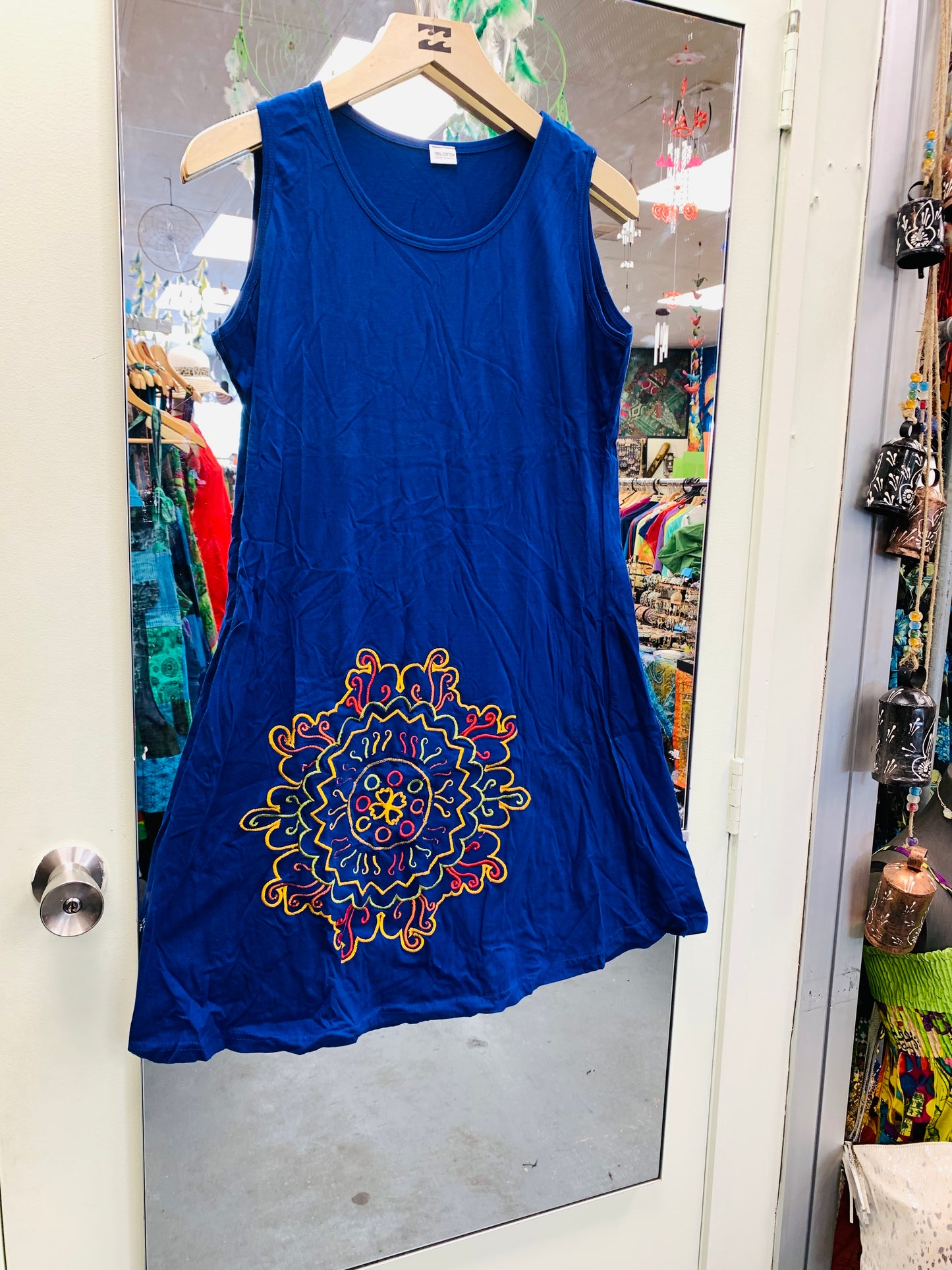 Bohemian style handcrafted Mandala dress #400