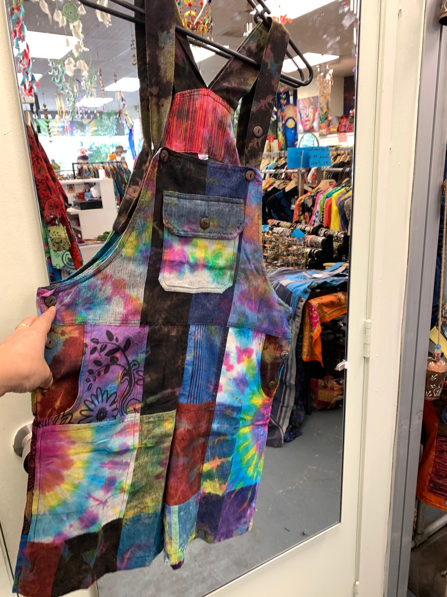 Handcrafted Cotton Overall Shorts  #431447