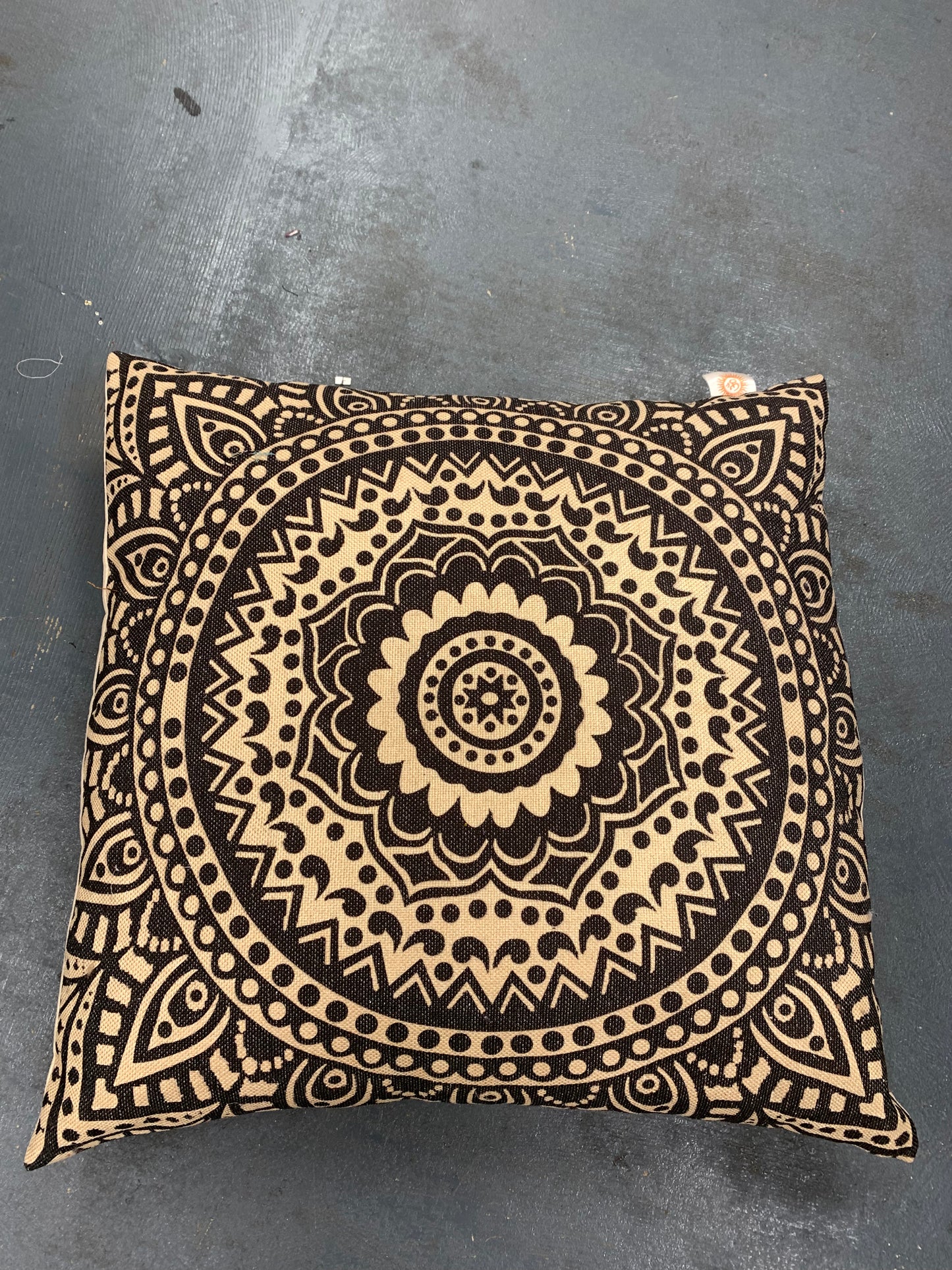 Bohemian style handcrafted Square Big cushion cover #792553