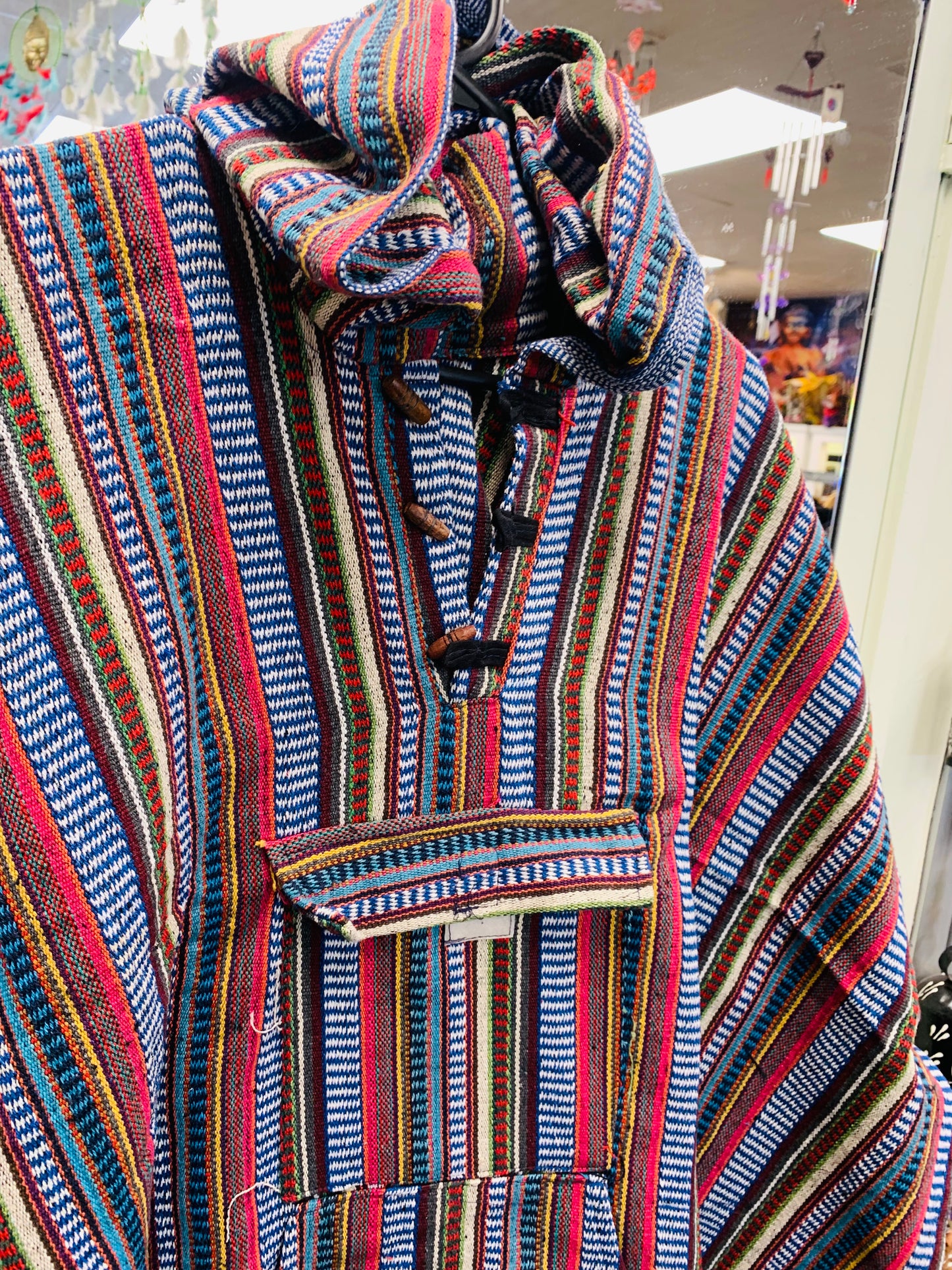 Boho handcrafted Hoodie UNISEX Gheri/ Dari poncho #665528